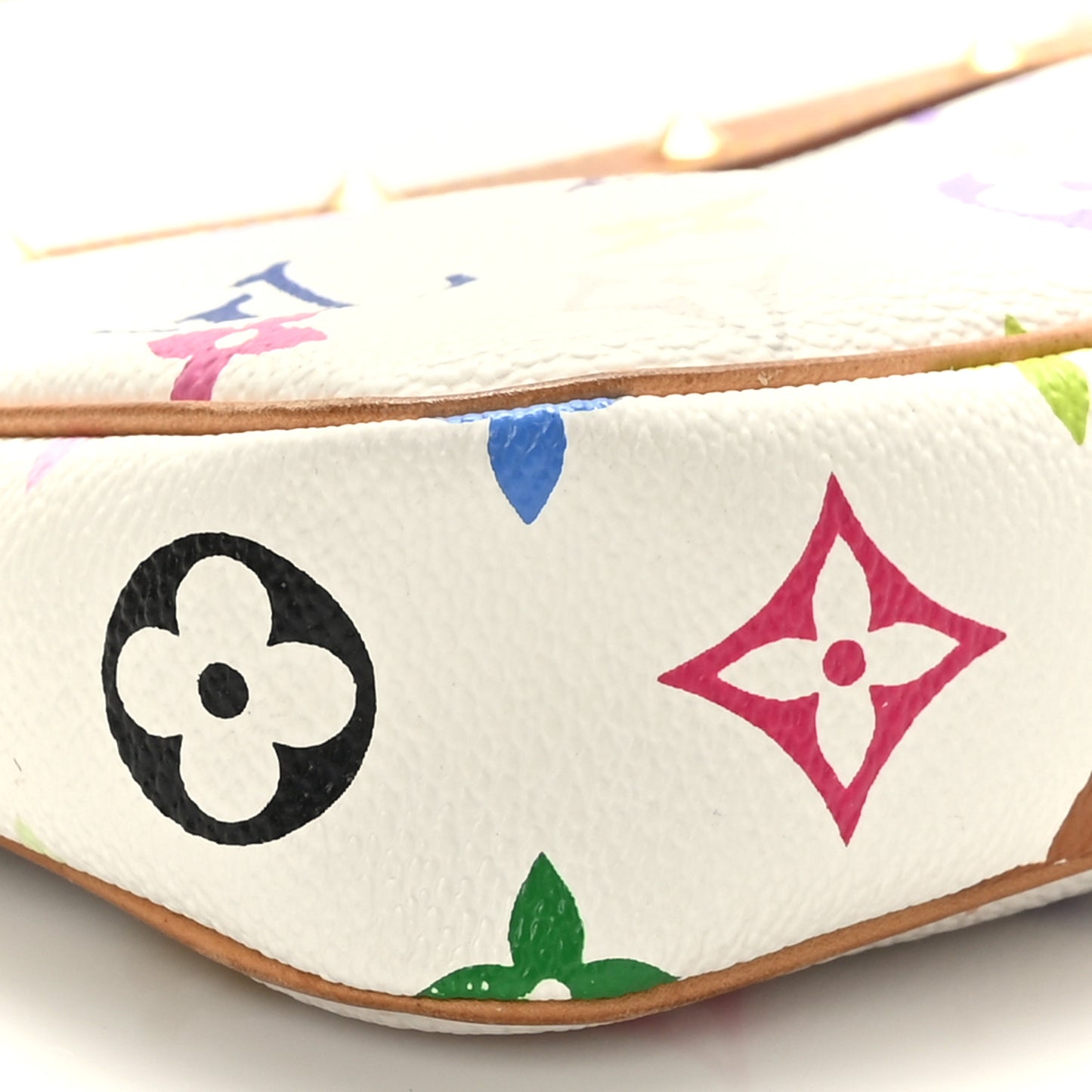 Monogram Multicolor Pochette Accessories White