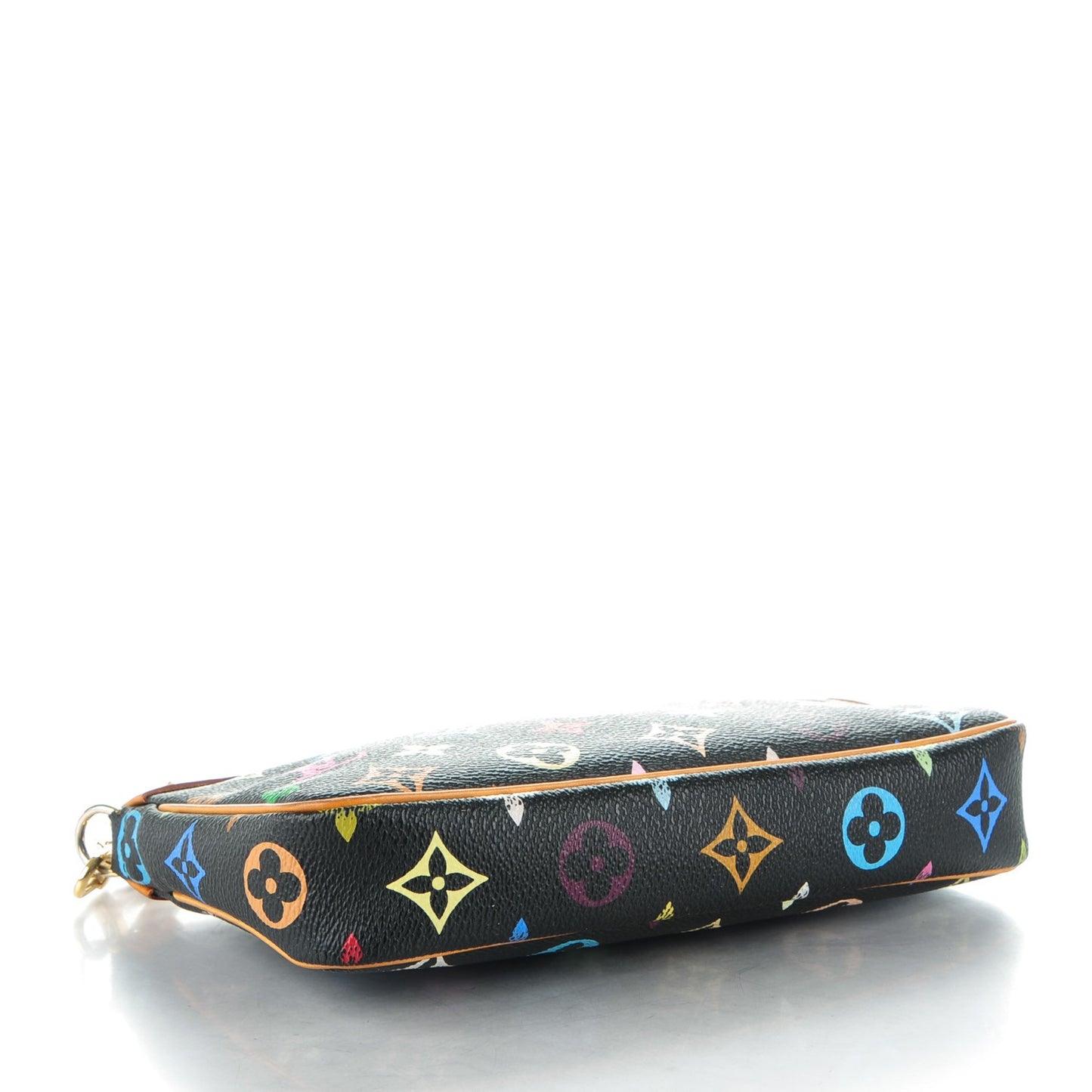Monogram Multicolor Pochette Accessories Black