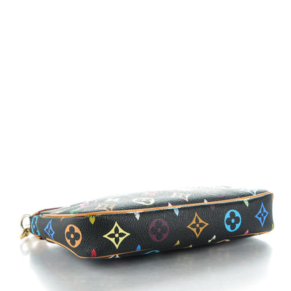 Louis Vuitton Monogram Multicolor Pochette Accessories Black 4 of 8