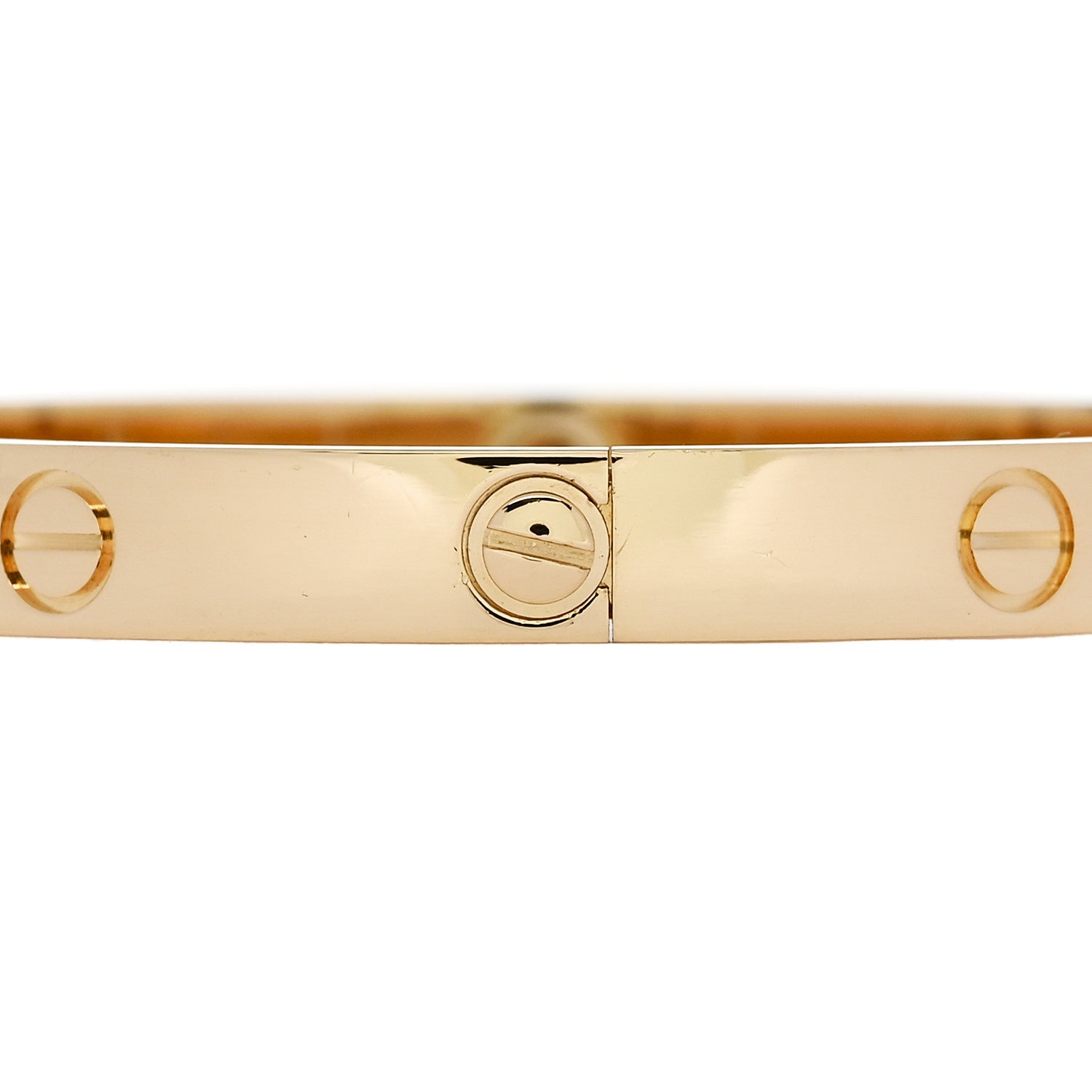 Cartier 18K Yellow Gold 4 Diamond LOVE Bracelet 18 4 of 9