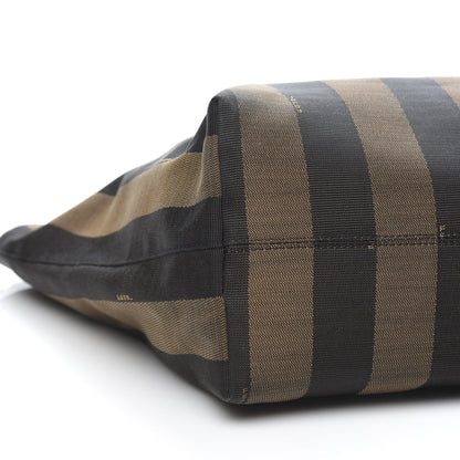 Fendi Pequin Vitello Roll Tote Tobacco Papavero 8 of 13