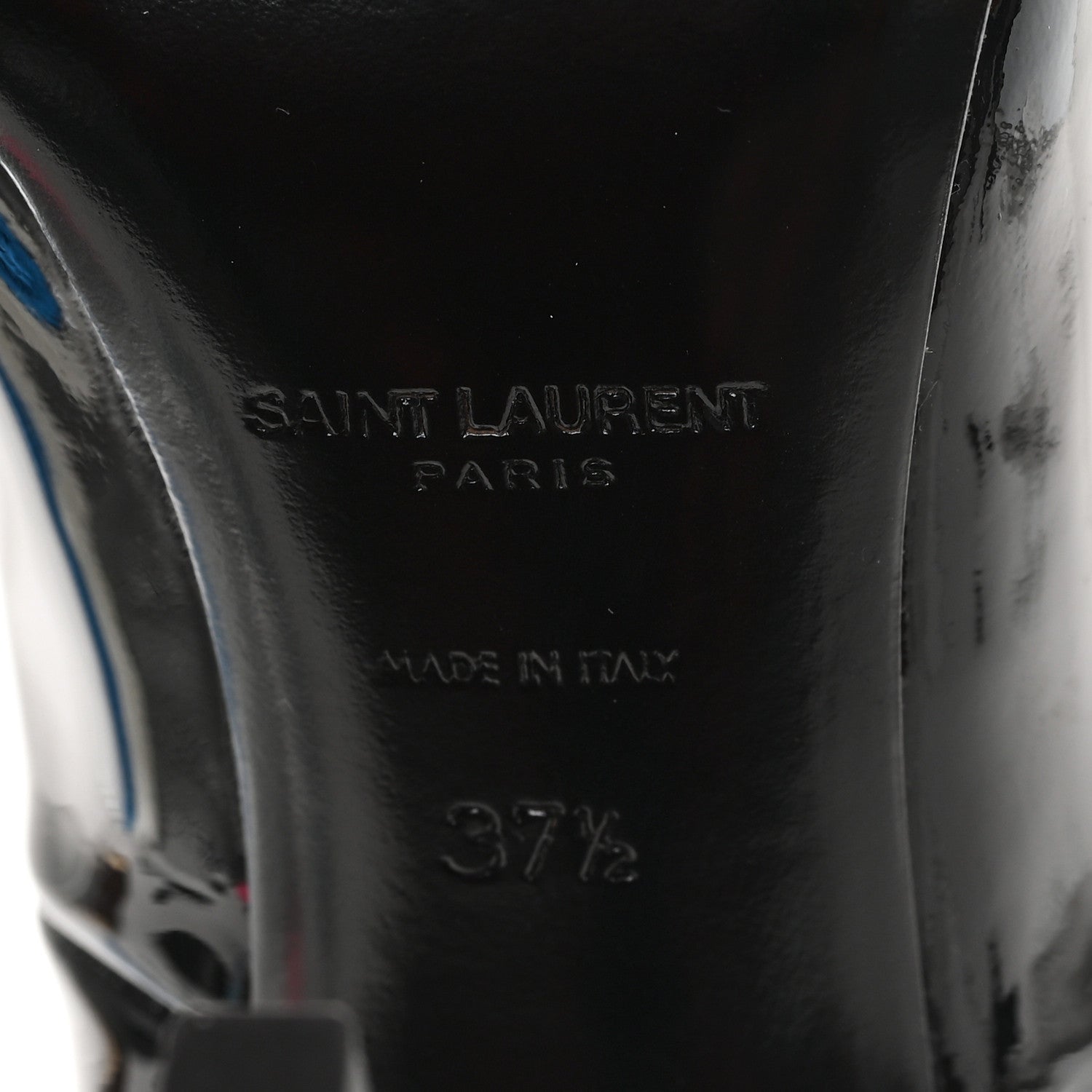 Saint Laurent Patent Silvana 110mm Pumps 37.5 Black 6 of 9