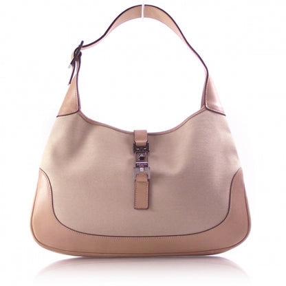 Gucci Canvas Jackie O Hobo Beige 1 of 12