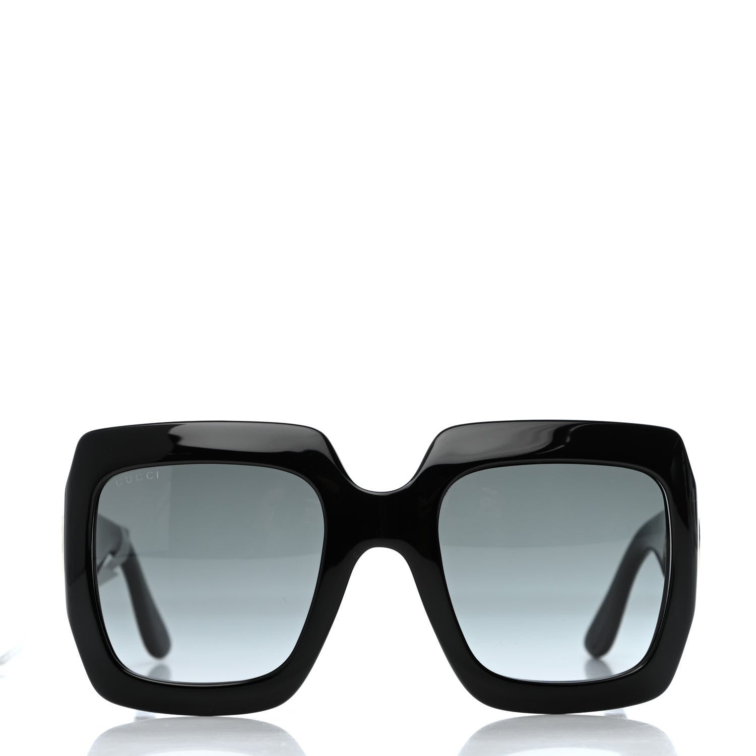 Gucci Acetate Square Frame Sunglasses GG0053S Black 2 of 4