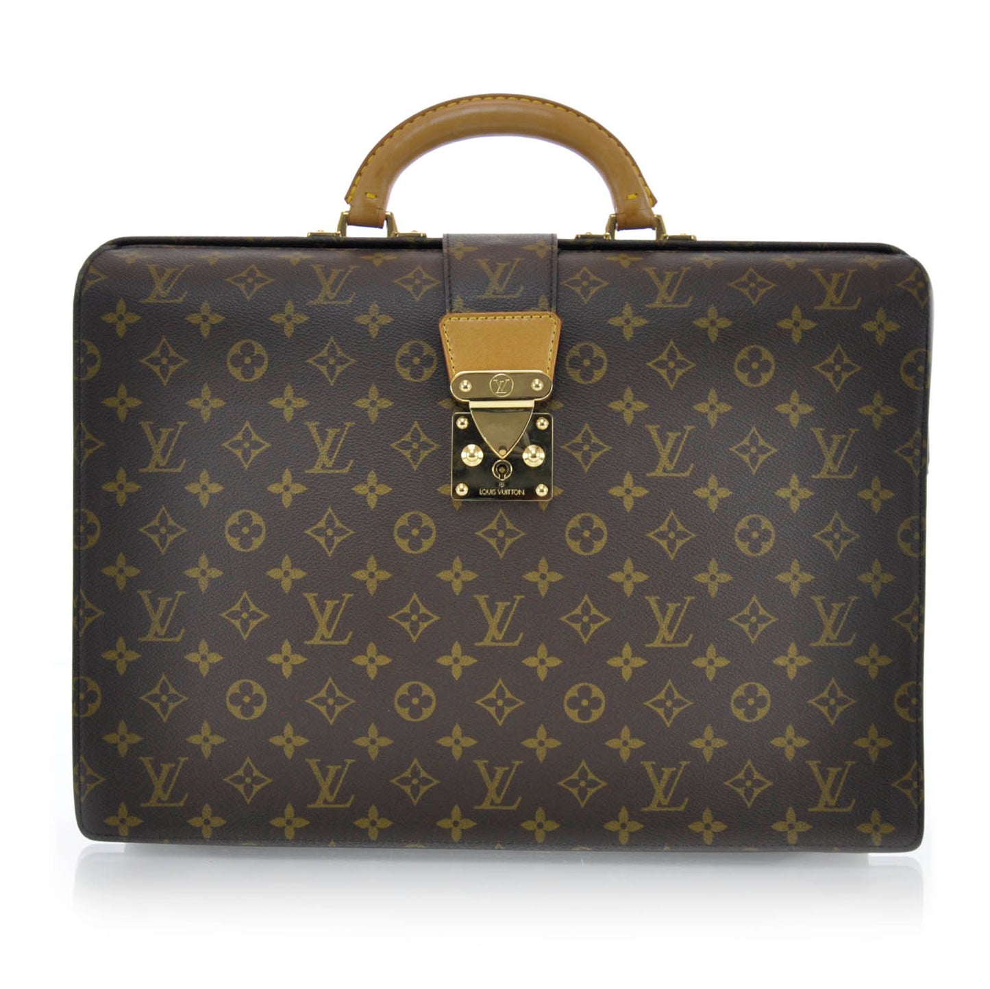 Monogram Serviette Fermoir Briefcase