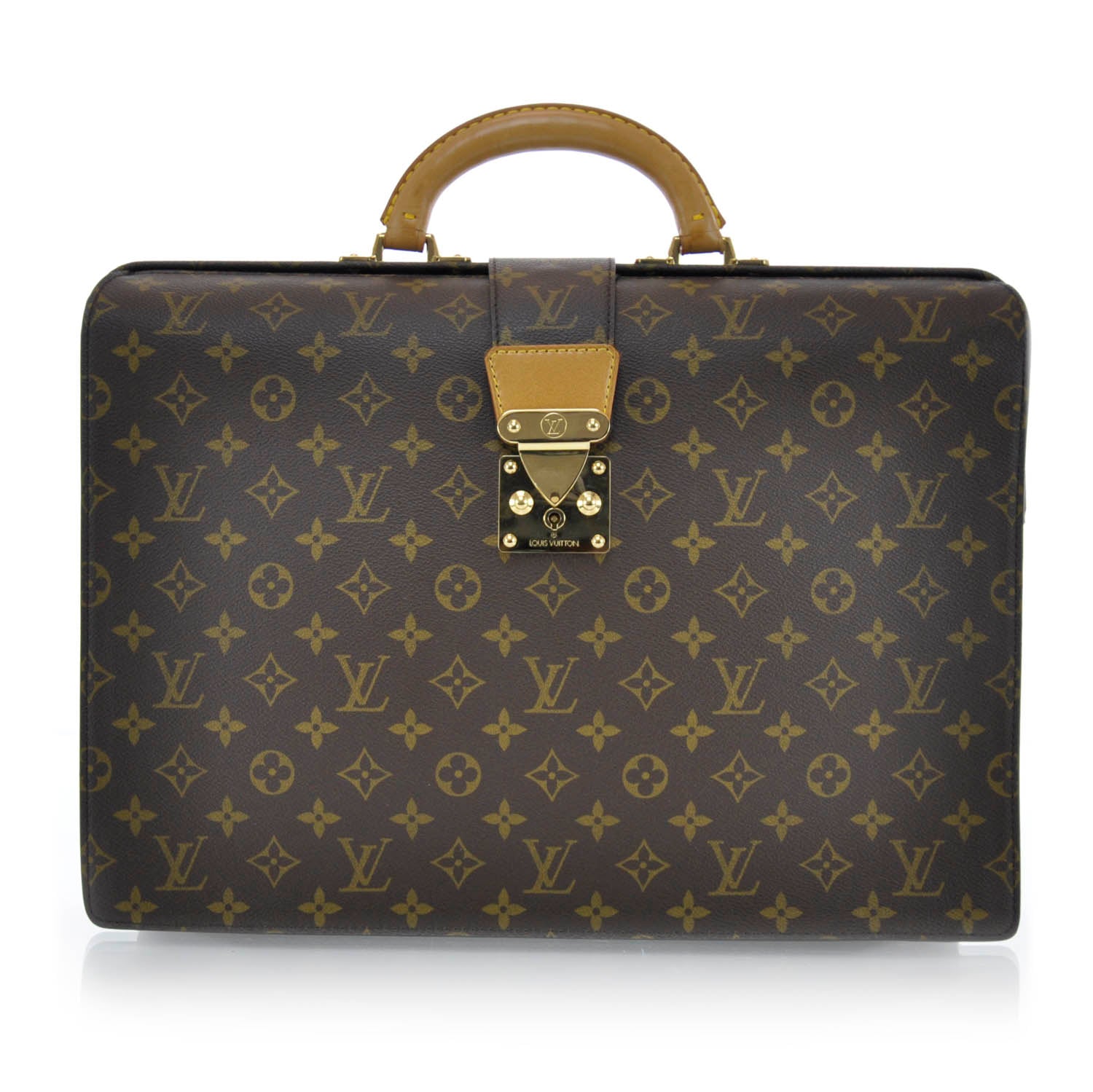 Louis Vuitton Monogram Serviette Fermoir Briefcase 1 of 9