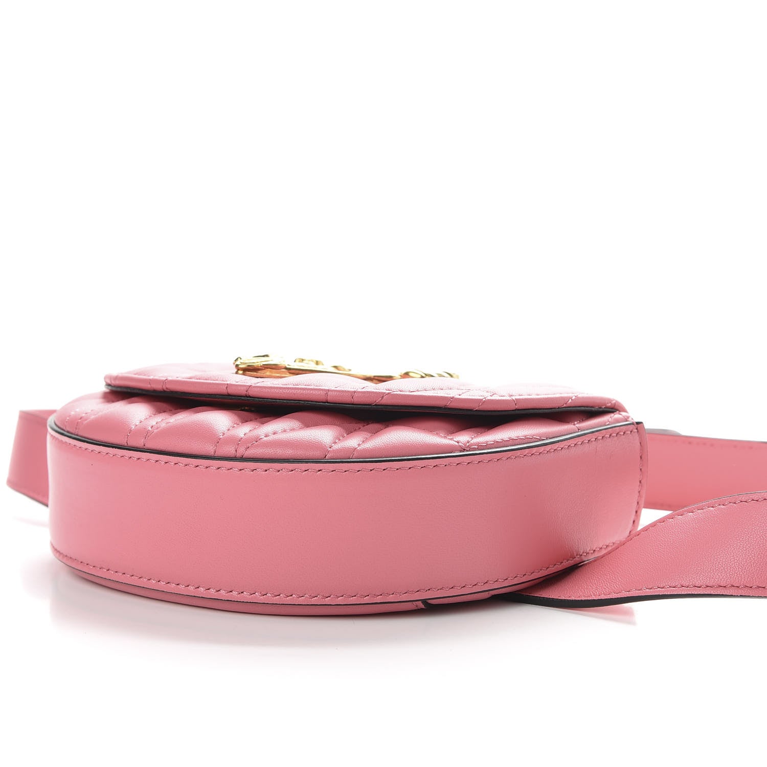Versace Nappa Quilted Virtus Belt Bag Pink 5 of 9