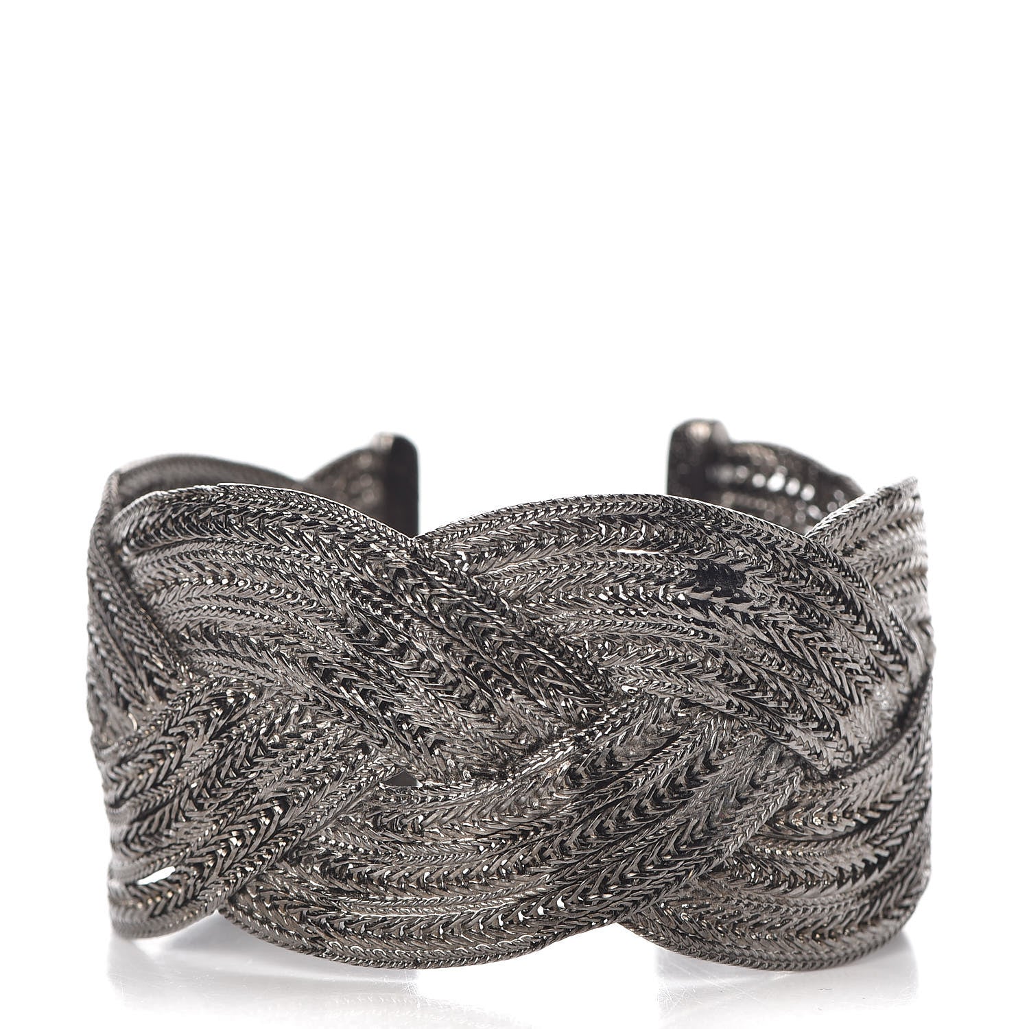 Chanel Ruthenium Cuff Bracelet 1 of 4