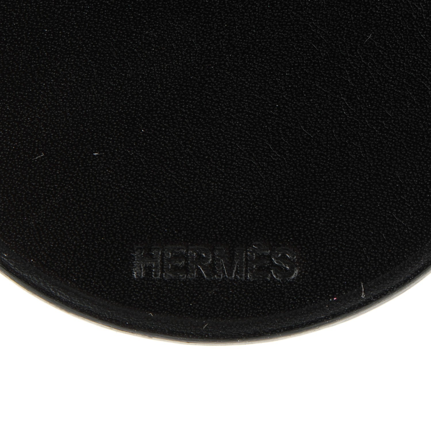 Hermes Box Bull Key Chain Bag Charm Black 3 of 7