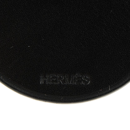Hermes Box Bull Key Chain Bag Charm Black 3 of 7
