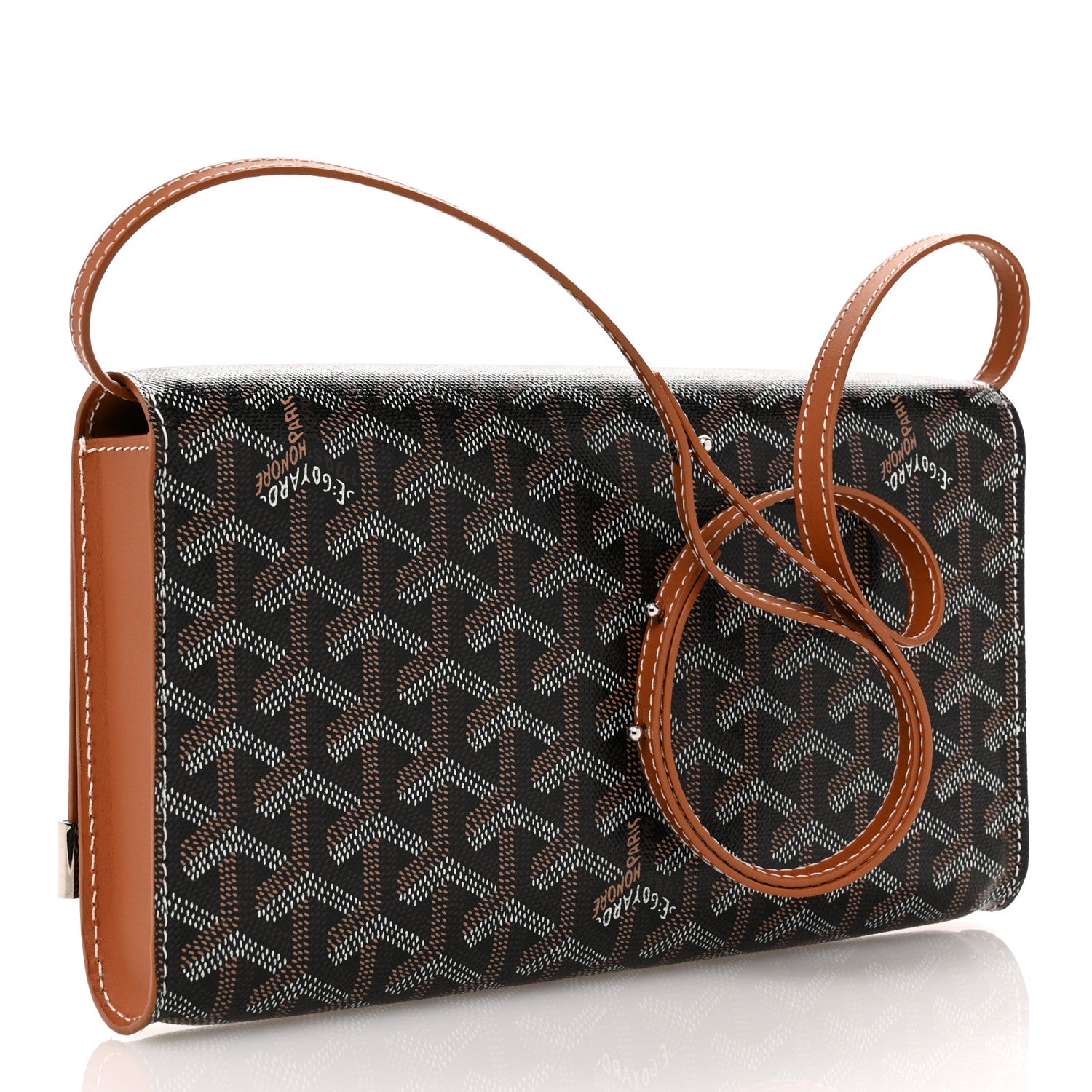 Goyard Goyardine Monte Carlo Clutch PM Black Gold 3 of 12