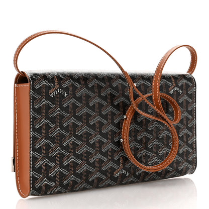 Goyard Goyardine Monte Carlo Clutch PM Black Gold 3 of 12