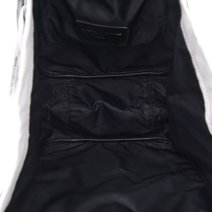 Proenza Schouler Nappa Colorblock Side Pockets Tote Black White 5 of 8