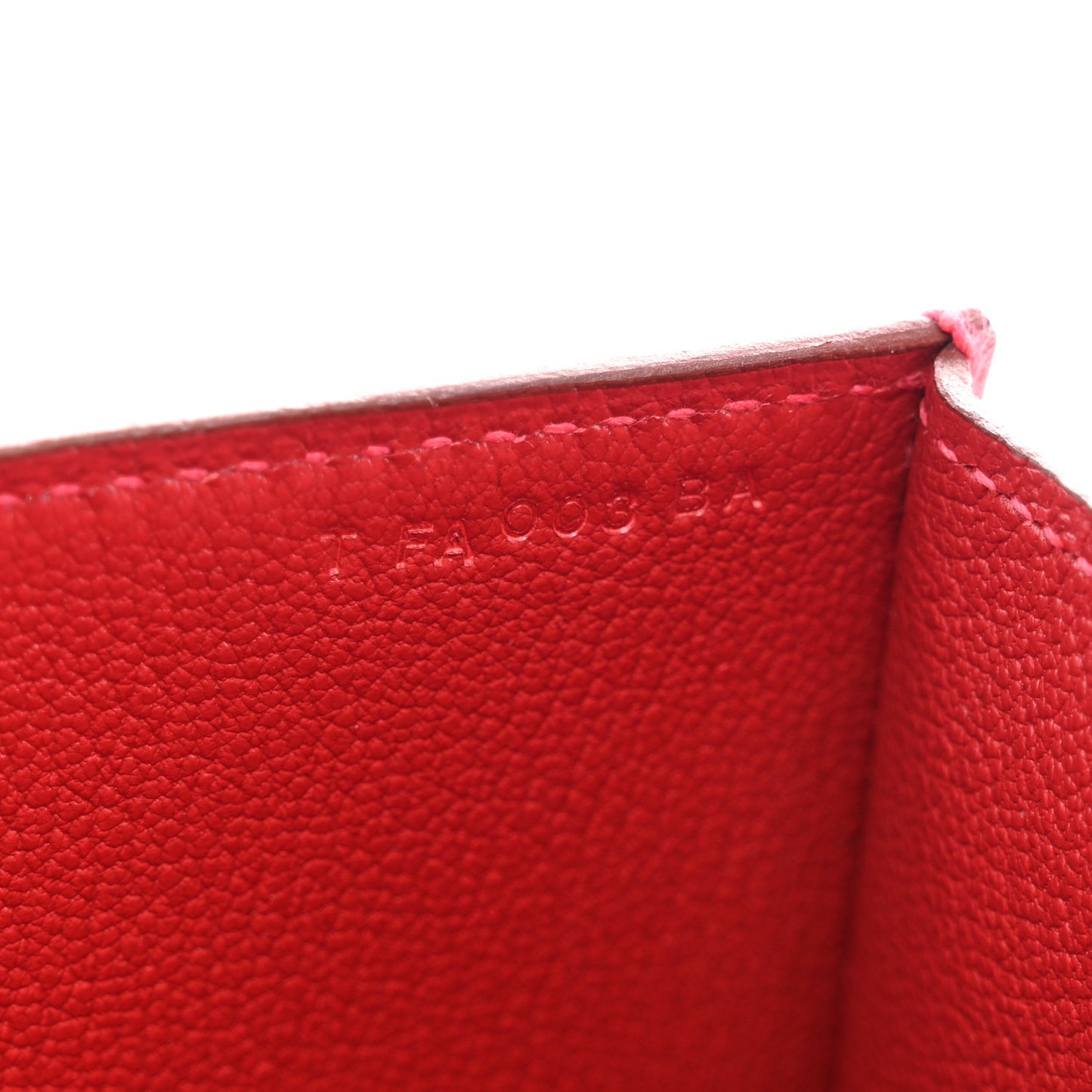 Tadelakt Medor 23 Clutch Rouge Vif
