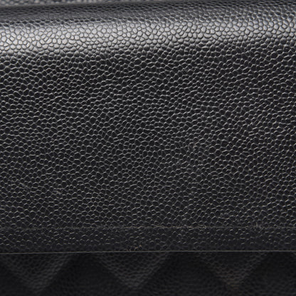 Chanel Caviar Quilted Jumbo Double Flap Black 11 of 12