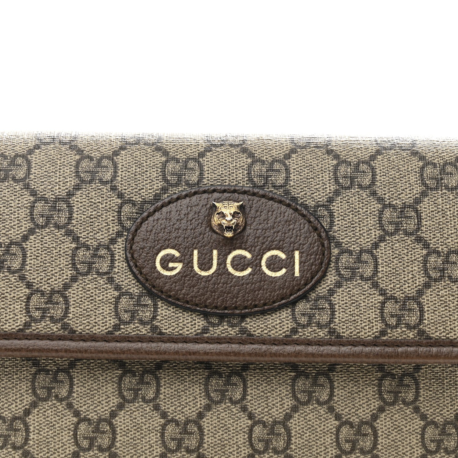 Gucci GG Supreme Monogram Neo Vintage Web Belt Bag Brown 8 of 10
