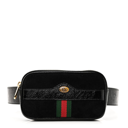 Gucci Suede Patent Ophidia Belted iPhone Case 85 34 Black 1 of 10