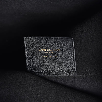 Saint Laurent Calfskin Large Shopping Tote Black 6 of 14