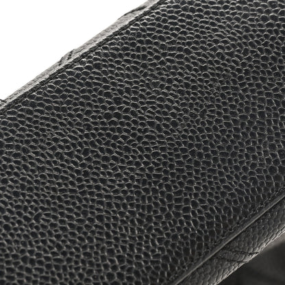 Chanel Caviar Diamond Embossed Shoulder Bag  Black 11 of 11