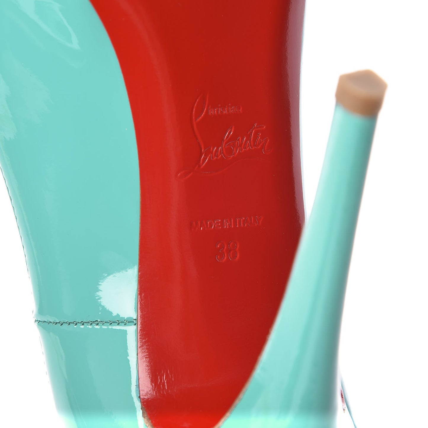 Patent Rolando 120 Pumps 38 Turquoise