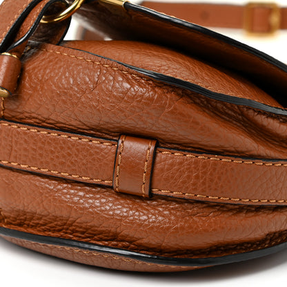 Chloe Calfskin Mini Marcie Round Crossbody Bag Tan 10 of 18