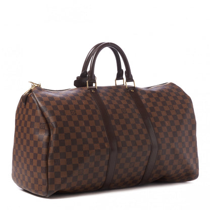 Louis Vuitton Damier Ebene Keepall 50 3 of 10
