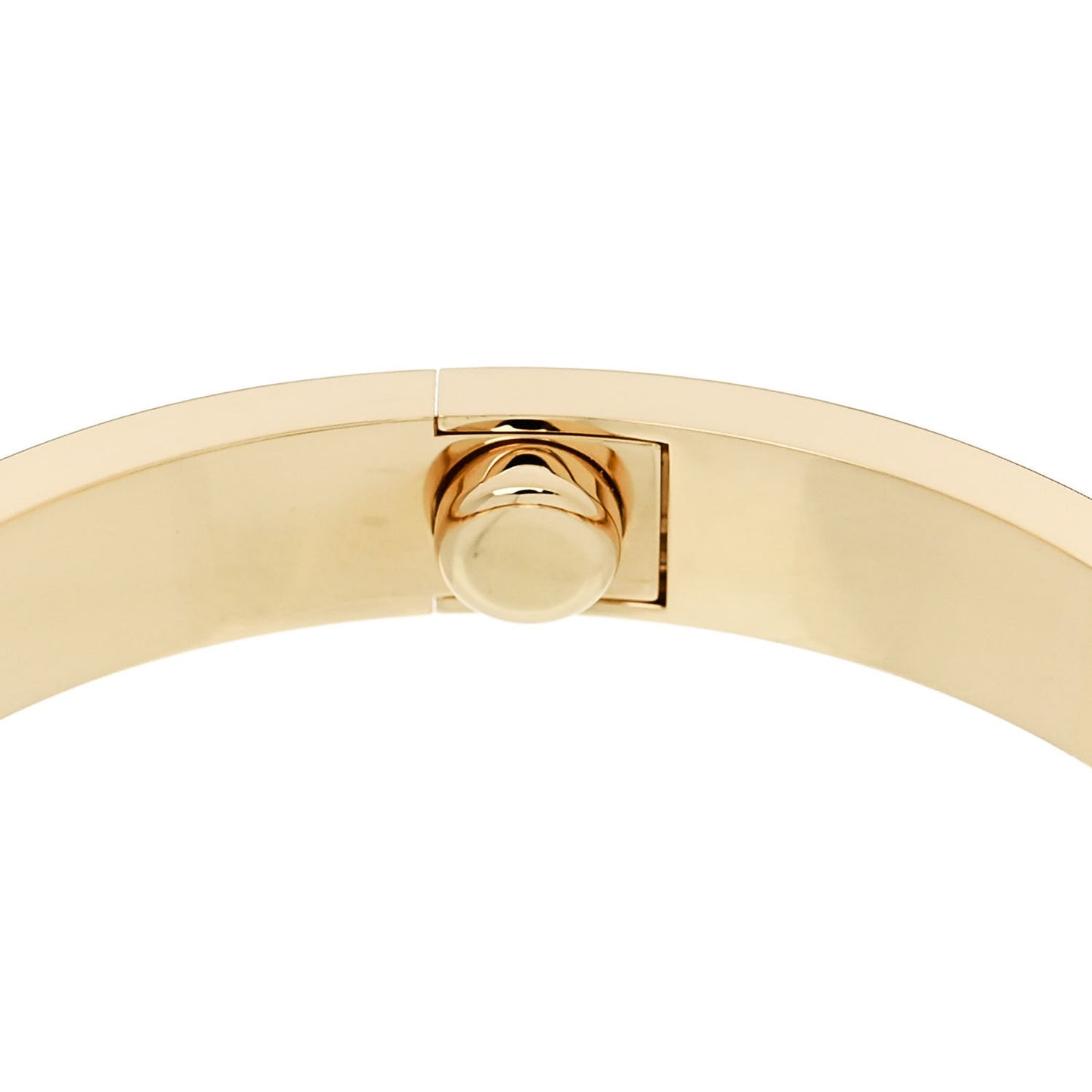 18K Yellow Gold 4 Diamond LOVE Bracelet 15