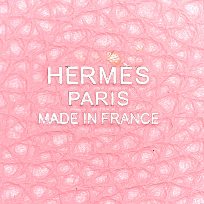 Hermes Taurillon Clemence Picotin Lock 22 MM Rose Sakura 6 of 13
