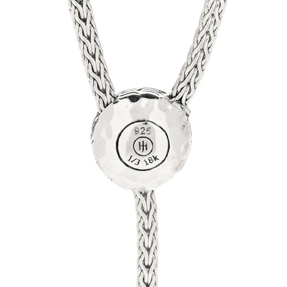 John Hardy Sterling Silver 18K Yellow Gold Classic Chain Hammered Y Necklace 4 of 4