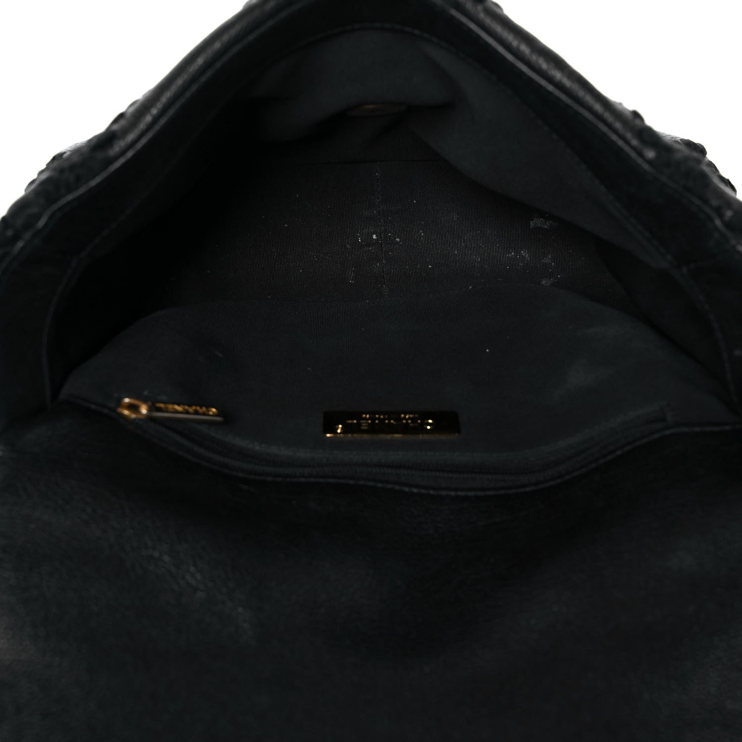 Chanel Calfskin Crochet Medium Chanel 19 Flap Black 4 of 9