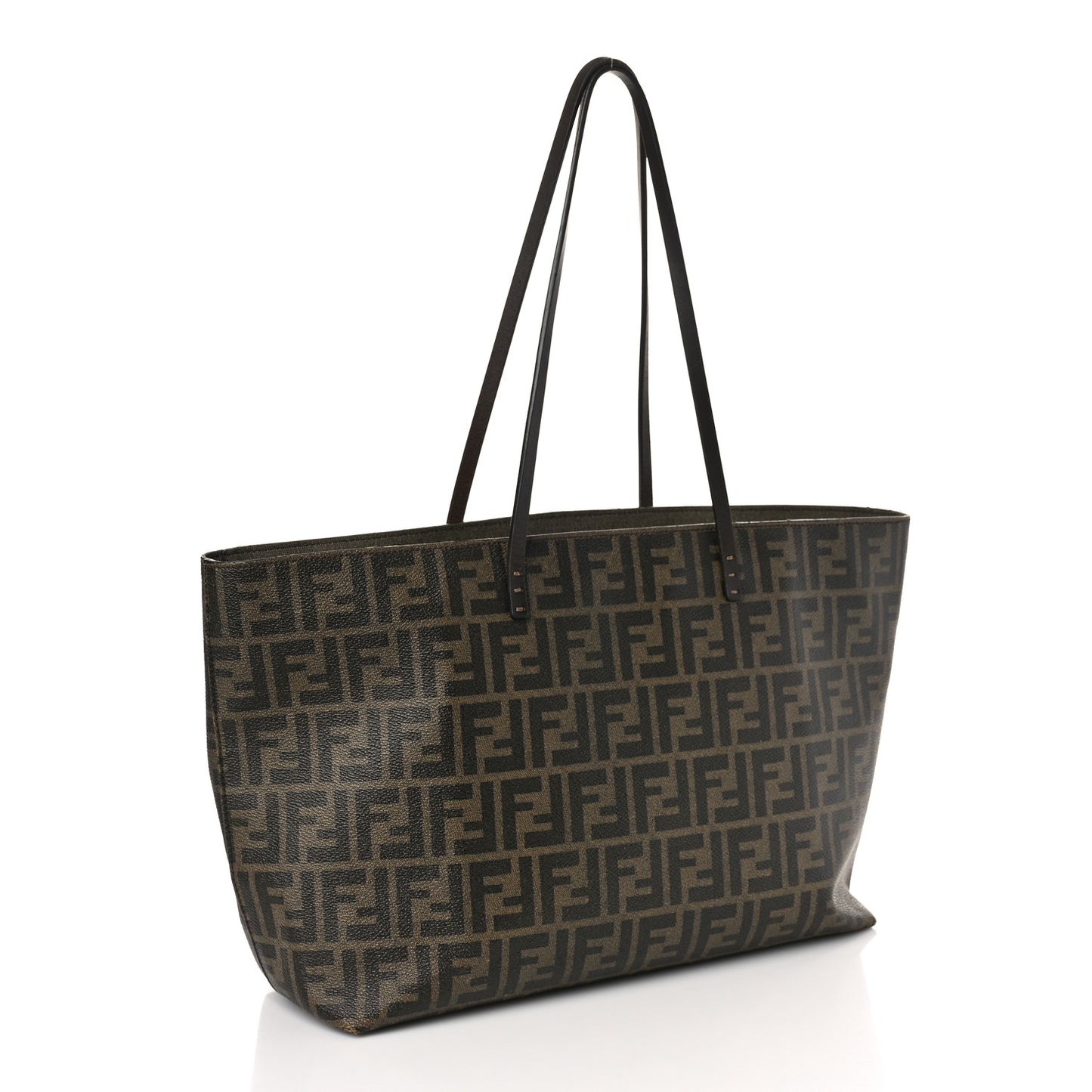 Zucca Spalmati Medium Roll Tote Tobacco Moro