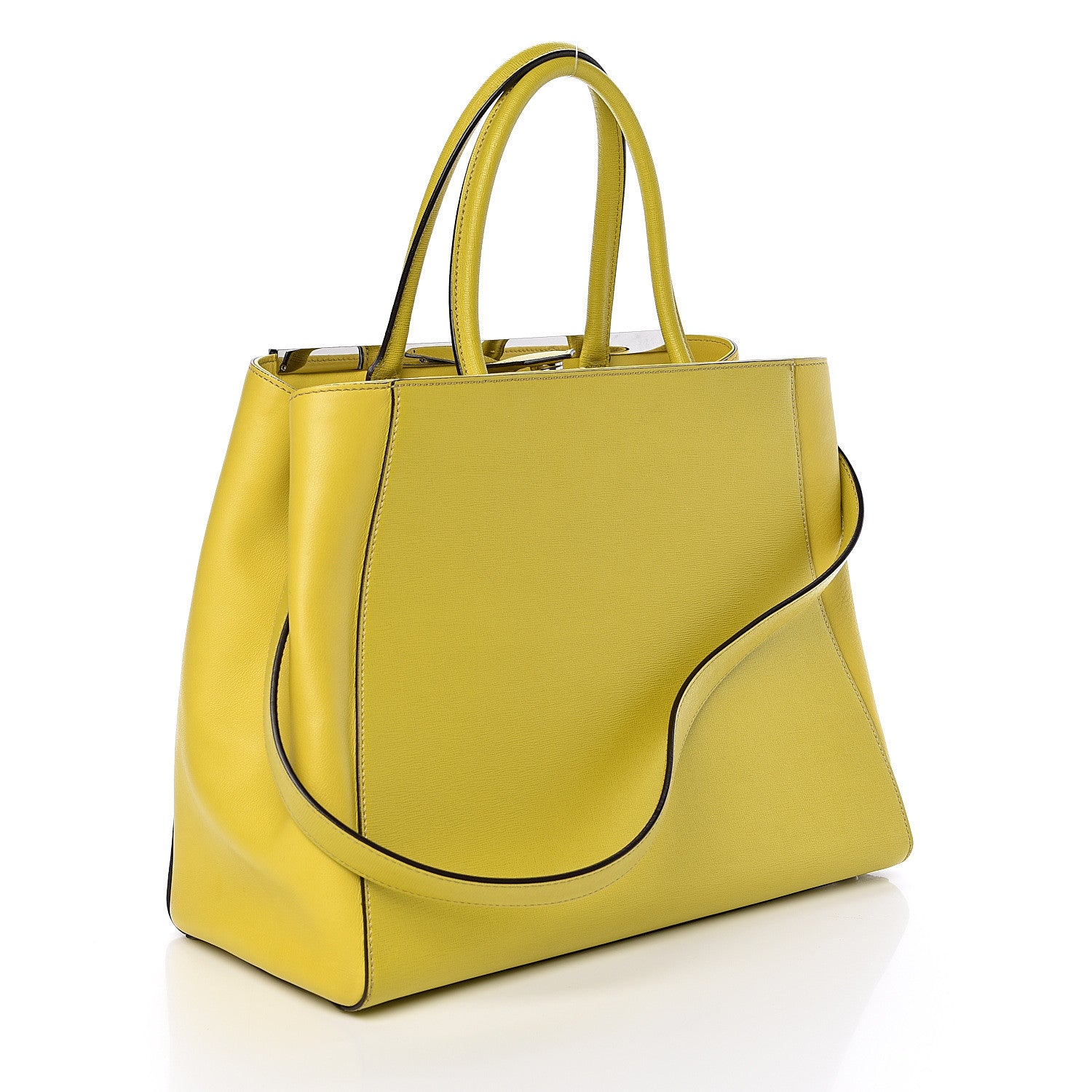 Fendi Vitello Elite Regular 2Jours Tote Cedro 3 of 17