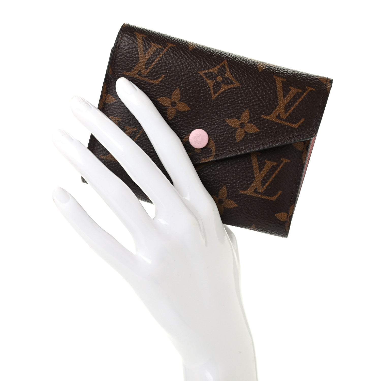 Louis Vuitton Monogram Victorine Wallet Rose Ballerine 2 of 5