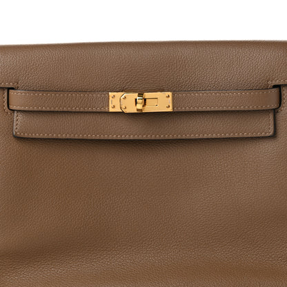 Hermes Evercolor Kelly Danse II Belt Bag Beige De Weimar 8 of 11