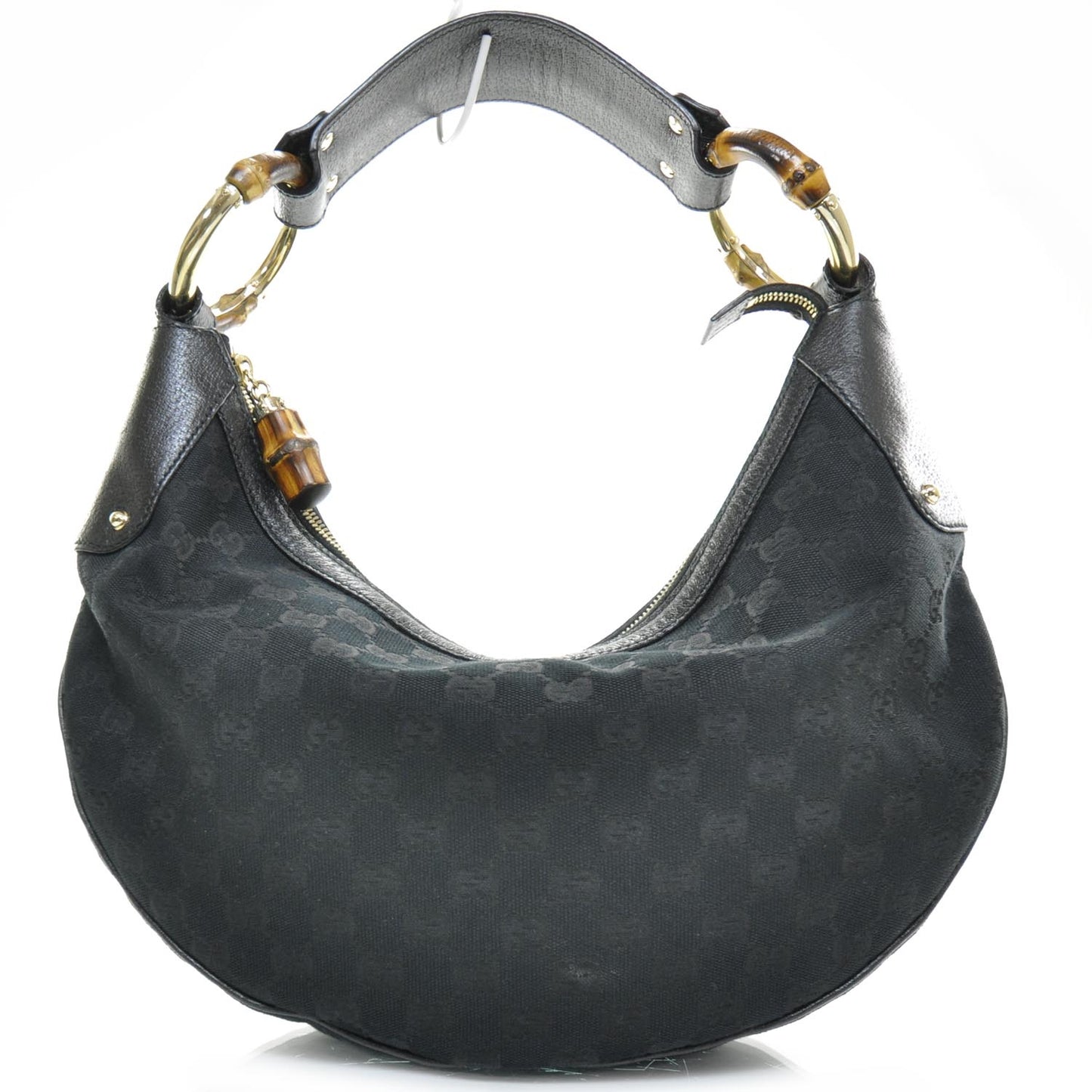 Monogram Bamboo Ring Hobo Black