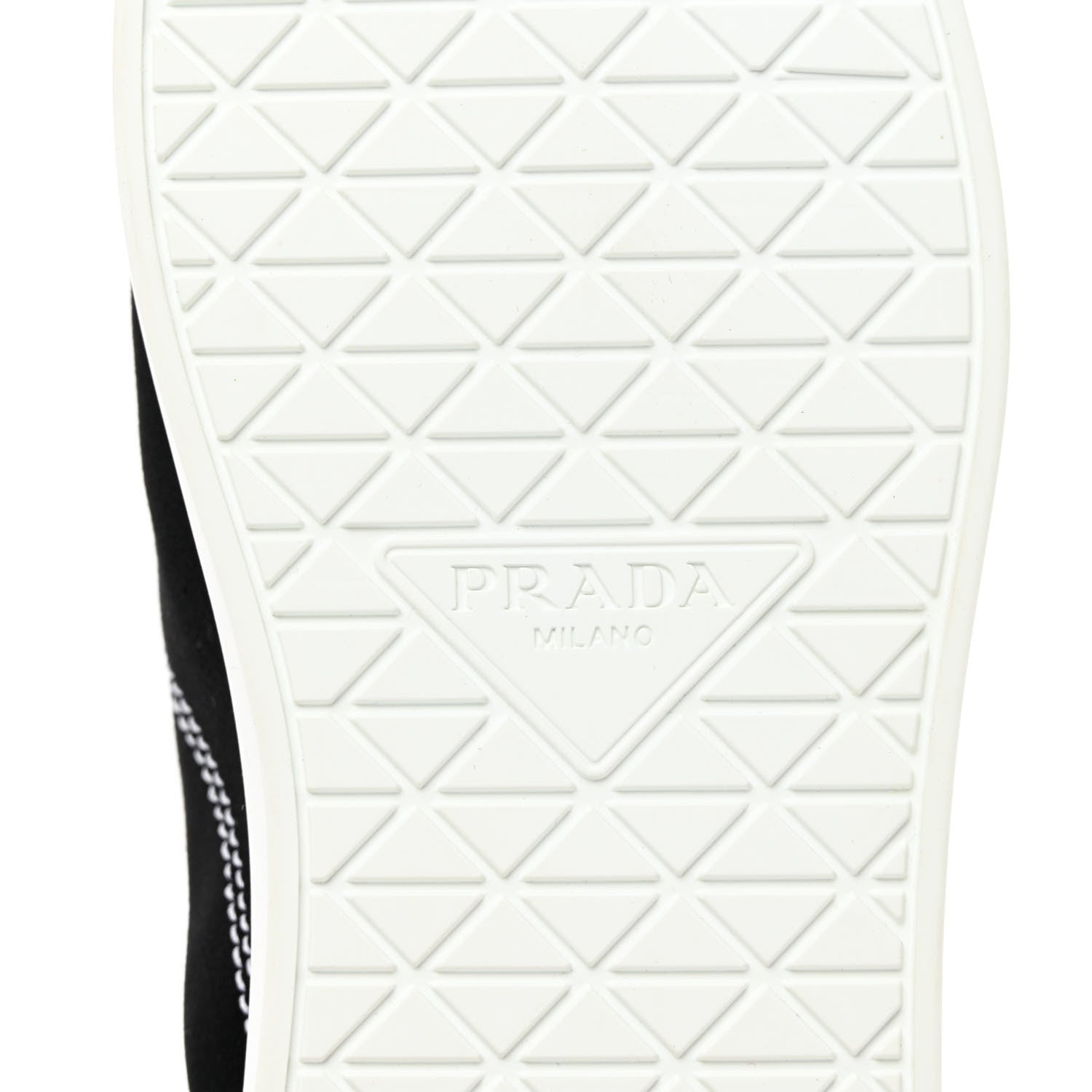 Prada Nylon Gabardine Point-Toe Sneaker Mules 40 Black 16 of 18