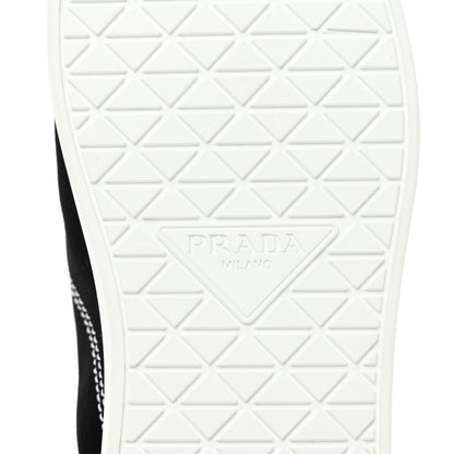 Prada Nylon Gabardine Point-Toe Sneaker Mules 40 Black 16 of 18