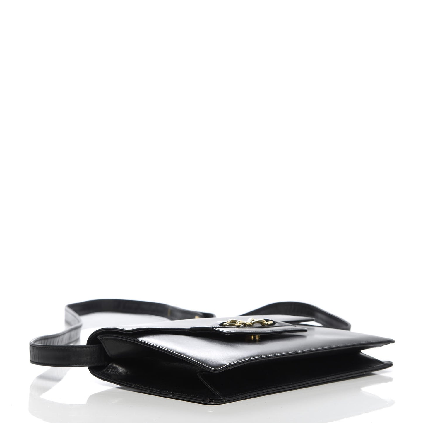 Calfskin Shoulder Bag Black