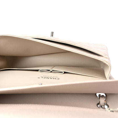 Chanel Caviar Quilted Medium Double Flap Light Beige 5 of 10