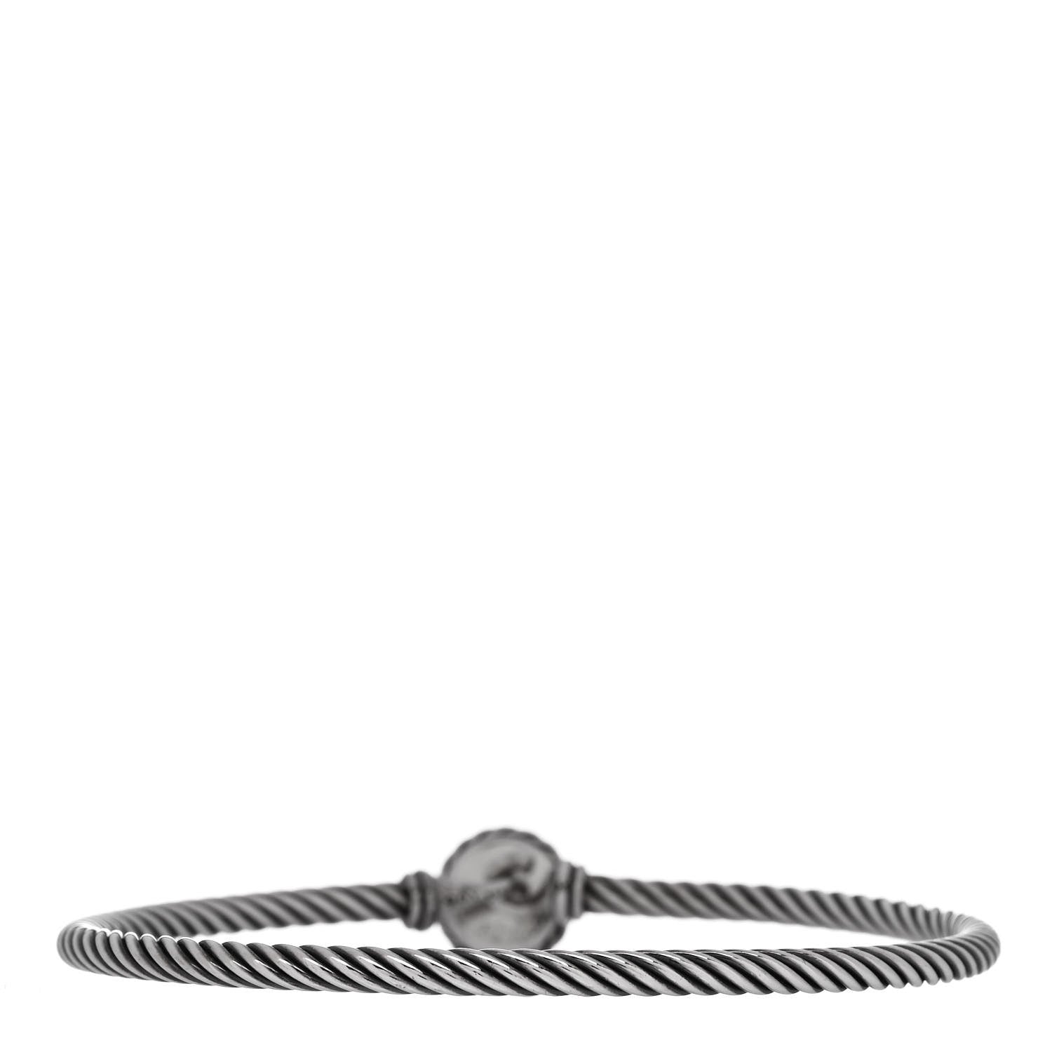 David Yurman Sterling Silver Pearl 3mm Chatelaine Bracelet 2 of 3