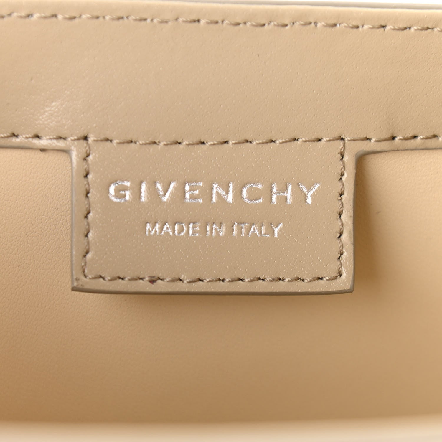 Givenchy Box Calfskin Small Cut Out Shoulder Bag Beige 6 of 11