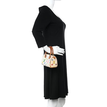 Louis Vuitton Monogram Multicolor Mini Sac HL Speedy White 2 of 18