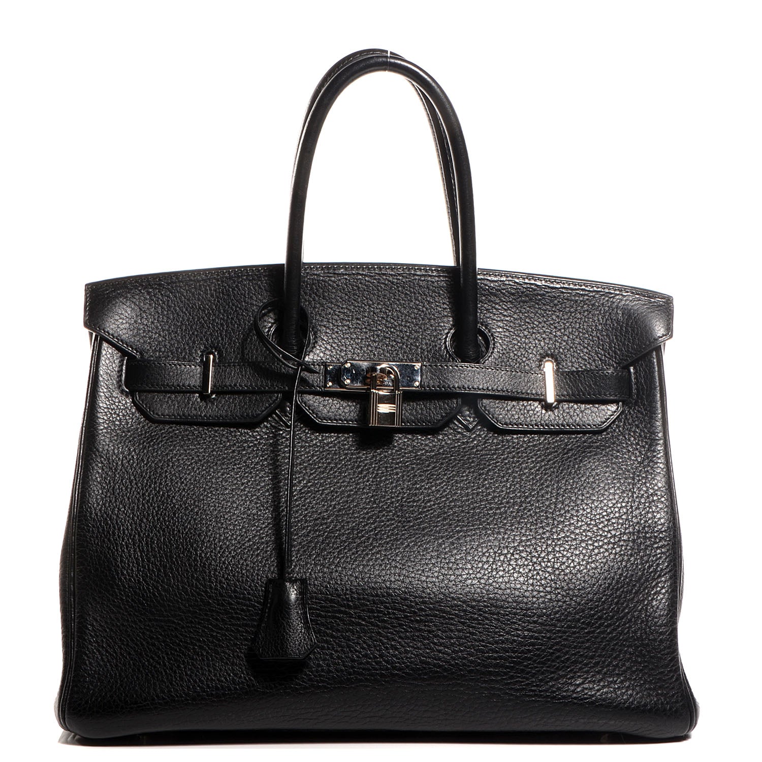 Hermes Taurillon Clemence Birkin 35 Black 1 of 10