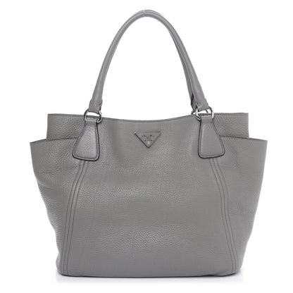 Prada Vitello Daino Side Pocket Tote Marmo 1 of 14