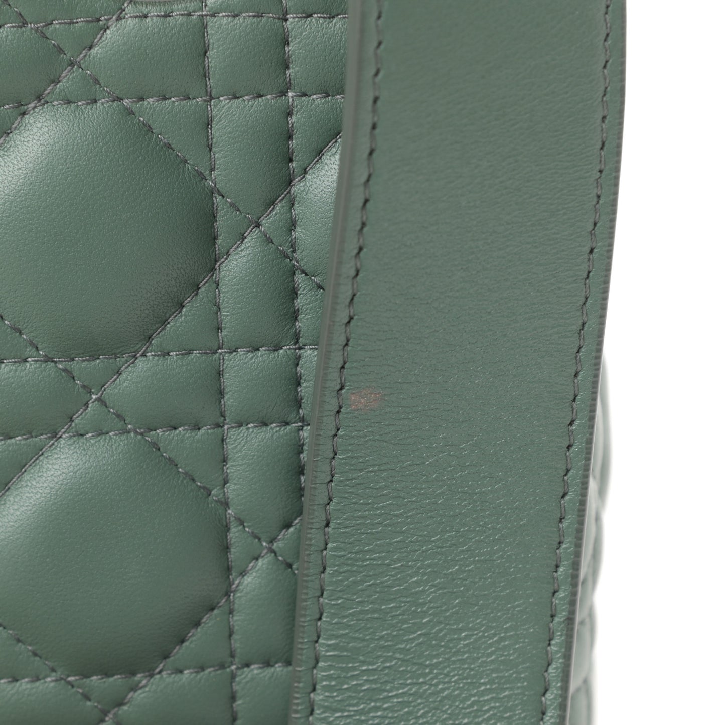 Lambskin Cannage Small My ABCDior Lady Dior Army Green