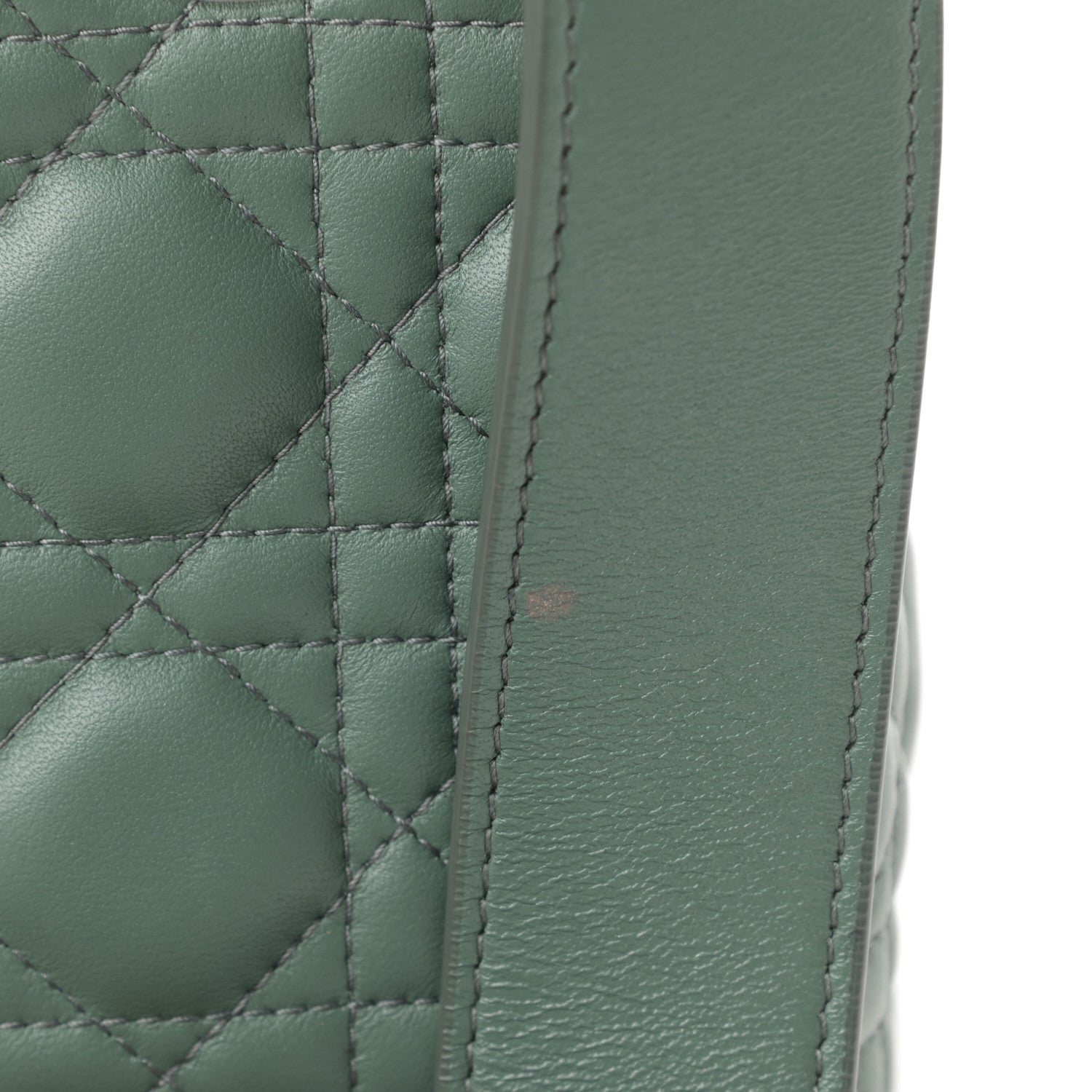 Christian Dior Lambskin Cannage Small My ABCDior Lady Dior Army Green 12 of 12
