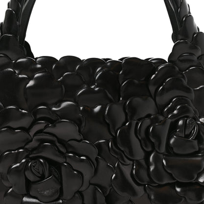 Valentino Garavani Nappa Atelier 03 Rose Edition Small Hobo Black 6 of 8