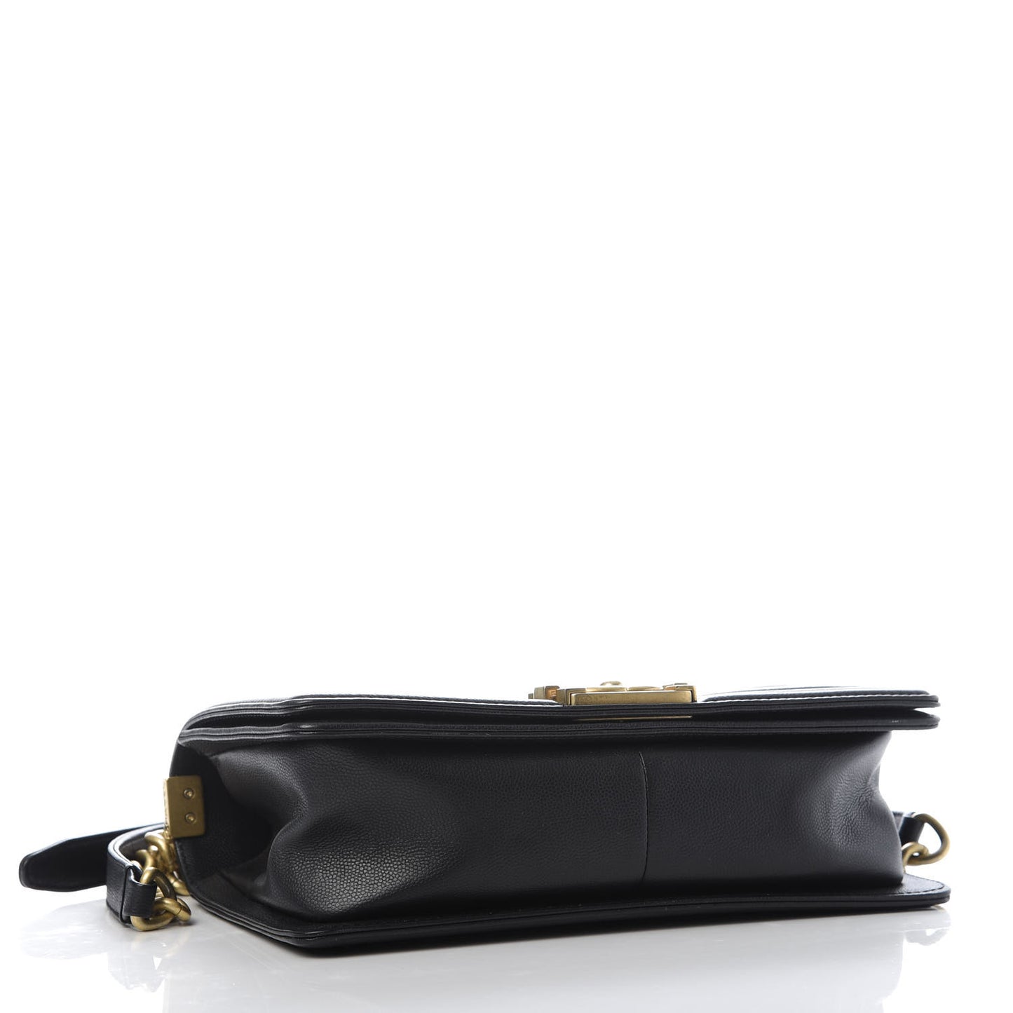 Caviar Quilted Medium Boy Flap Black