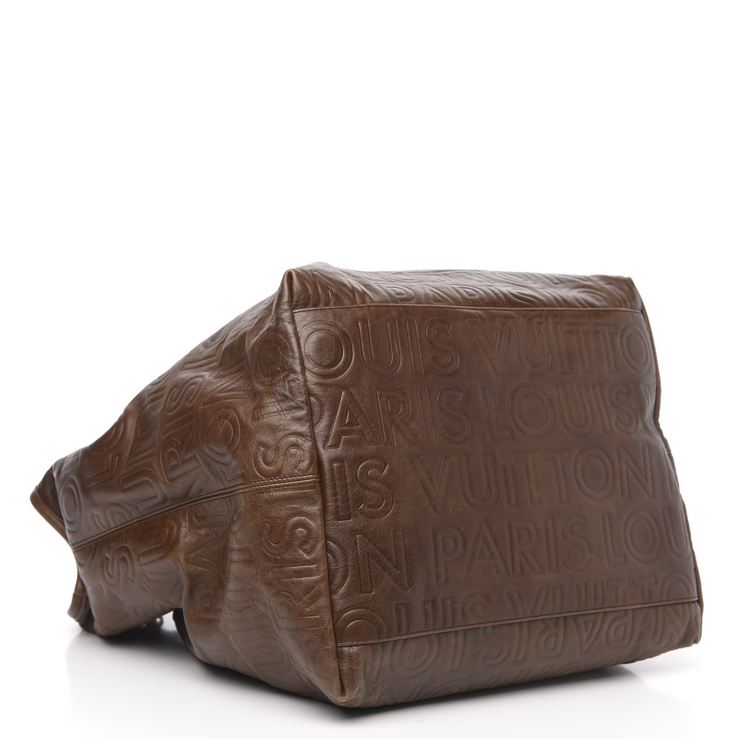 Louis Vuitton Monogram Paris Souple Whisper GM Chocolate 4 of 14