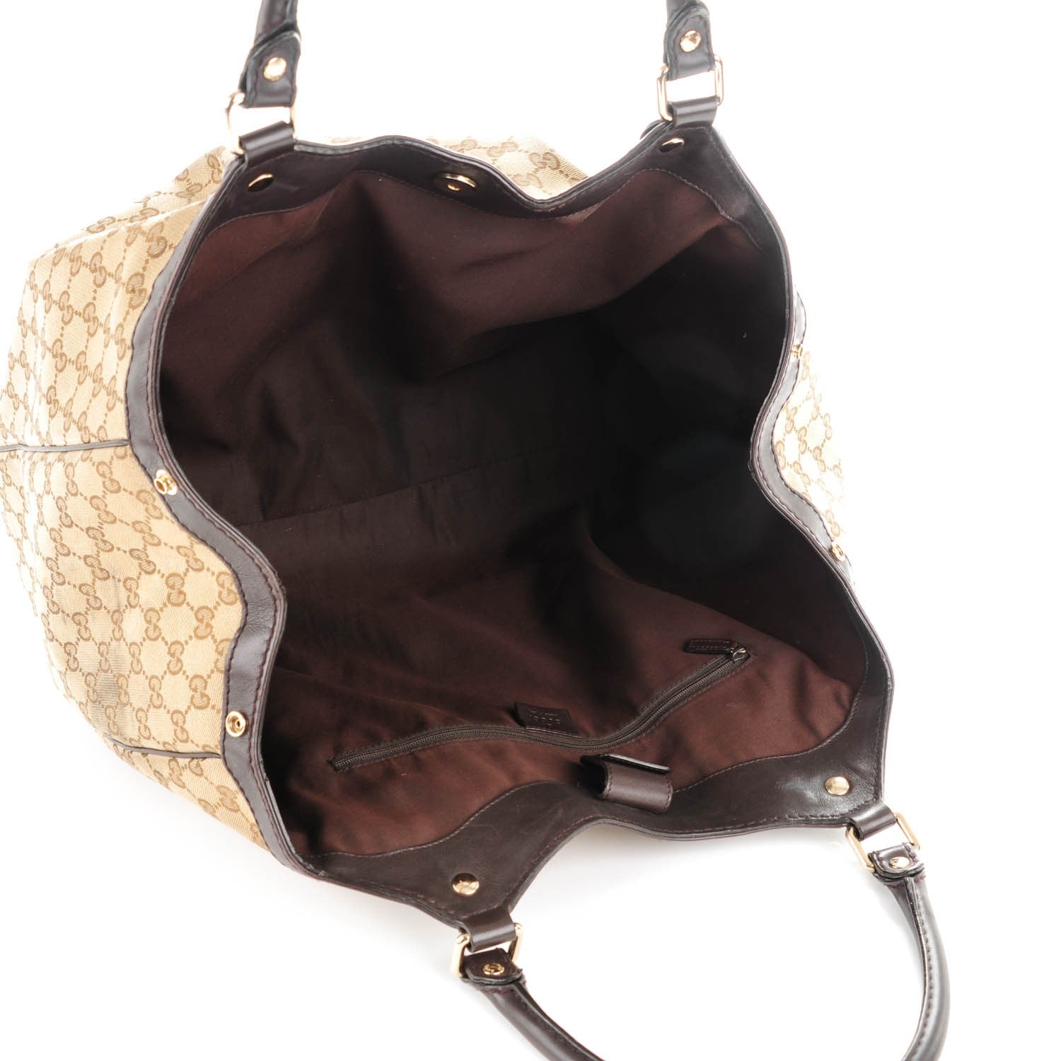 Gucci Monogram Large Sukey Tote Dark Brown 5 of 7